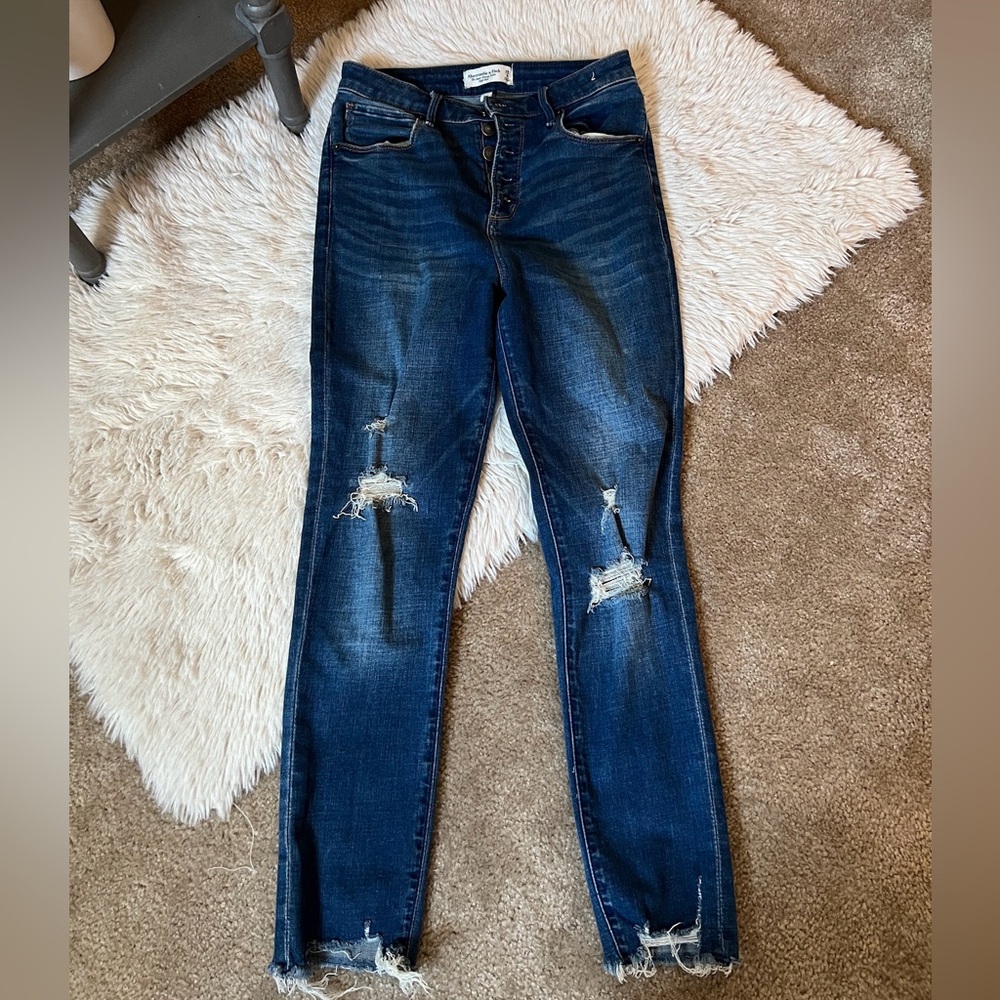 Abercrombie & fitch high rise Jean